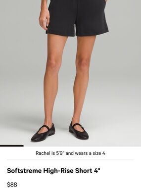 lululemon athletica Softstreme High-Rise Shorts in Black
